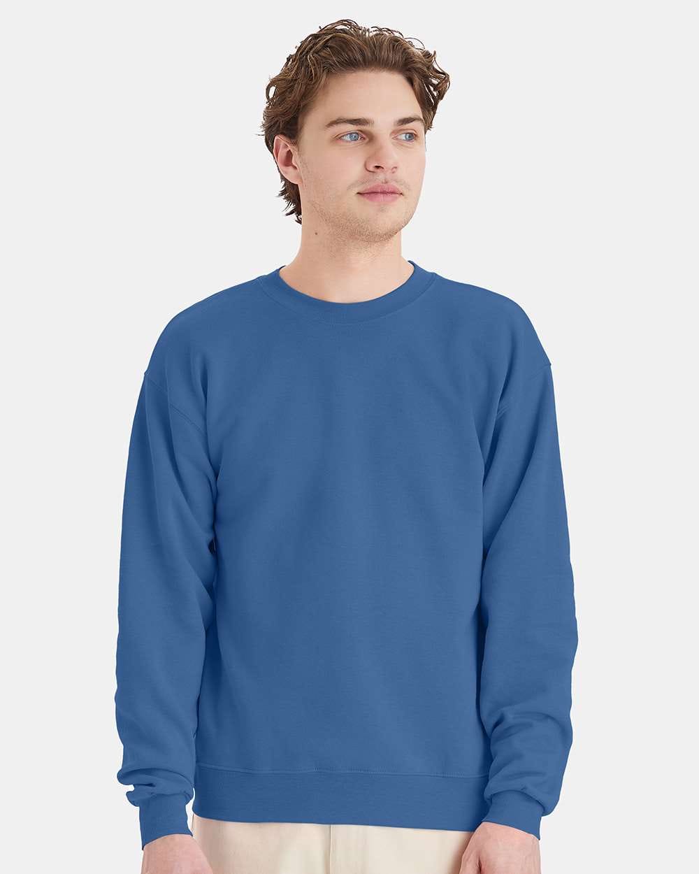 Hanes Fleece - Core - Crew Hanes P160 Unisex EcoSmart® Crewneck Sweatshirt