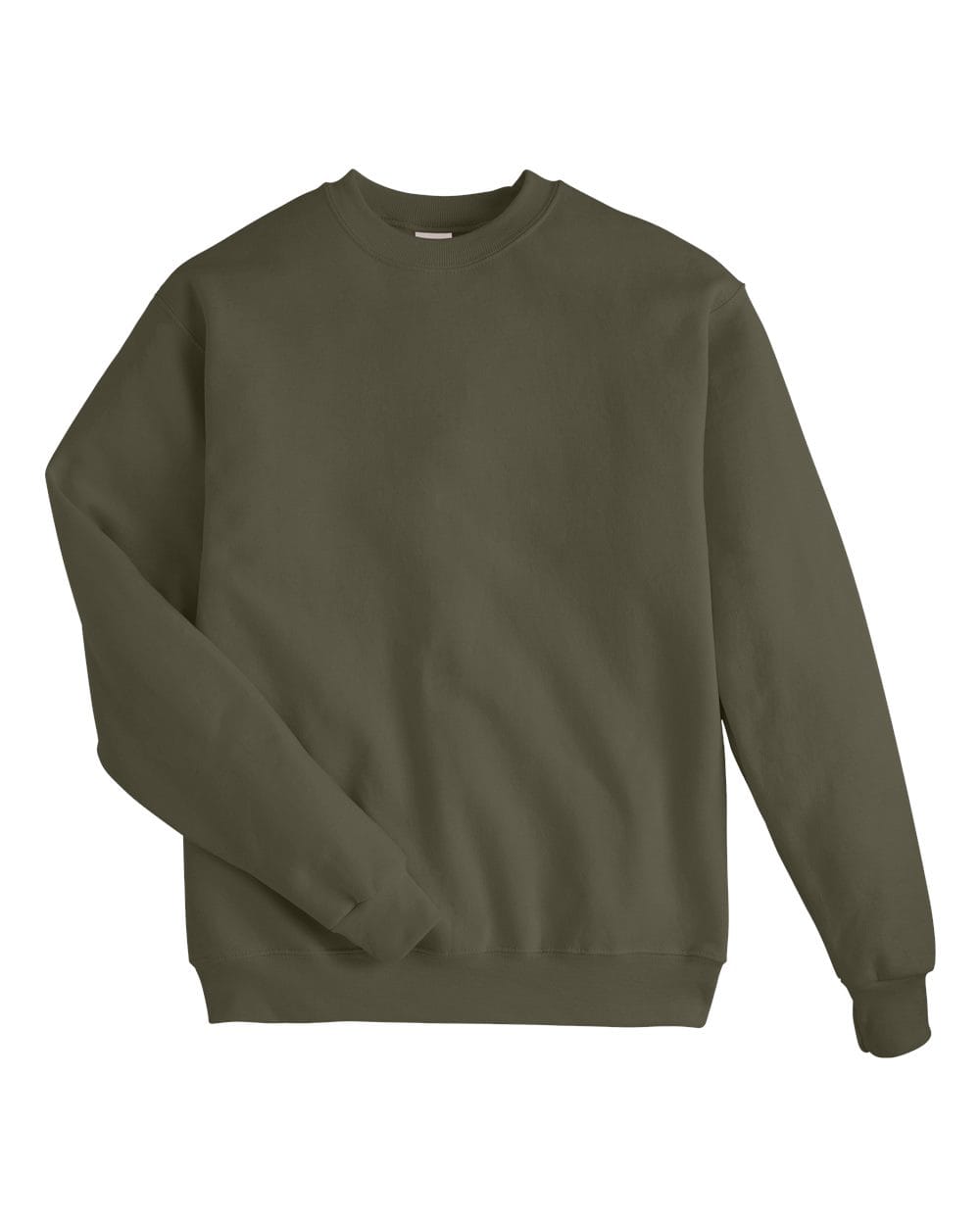 Hanes Fleece - Core - Crew S / Fatigue Green Hanes P160 Unisex EcoSmart® Crewneck Sweatshirt