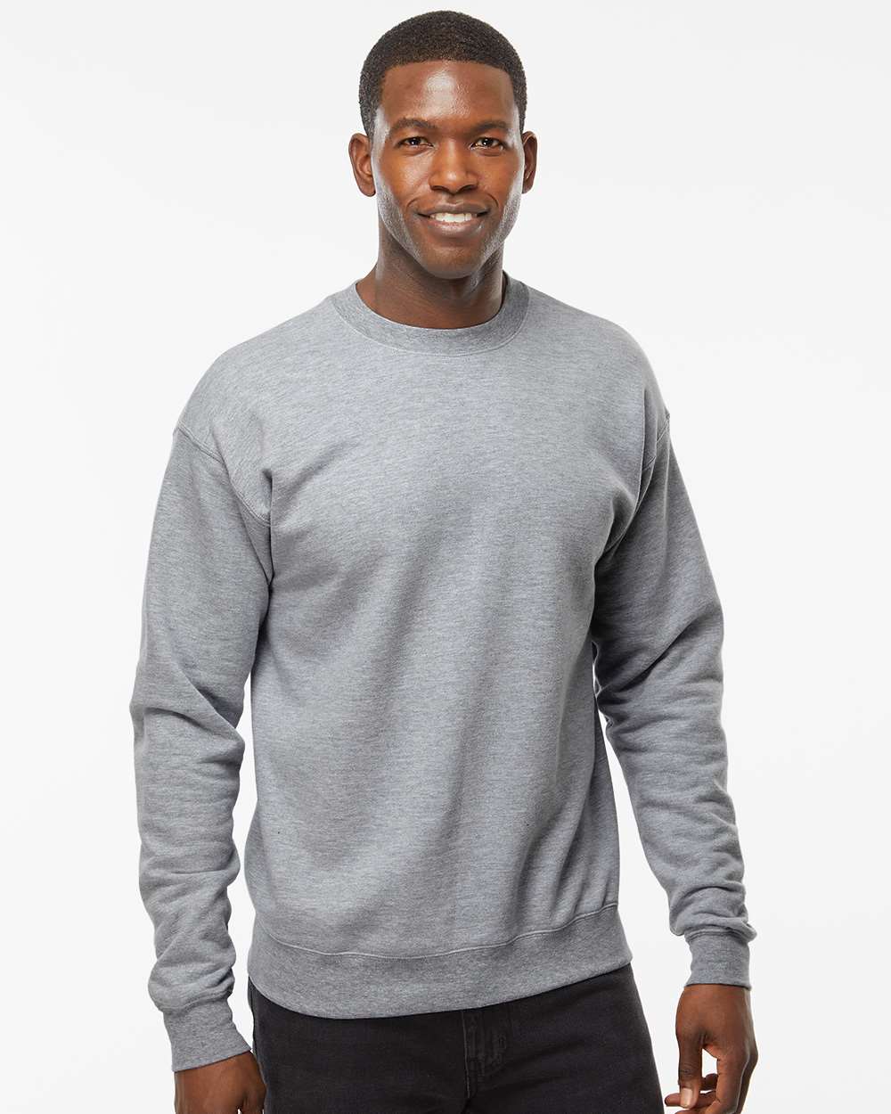 Hanes Fleece - Core - Crew S / Light Steel Hanes RS160 Unisex Perfect Sweats Crewneck Sweatshirt