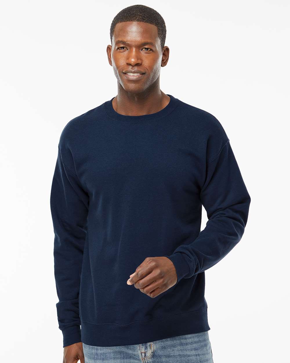 Hanes Fleece - Core - Crew S / Navy Hanes RS160 Unisex Perfect Sweats Crewneck Sweatshirt
