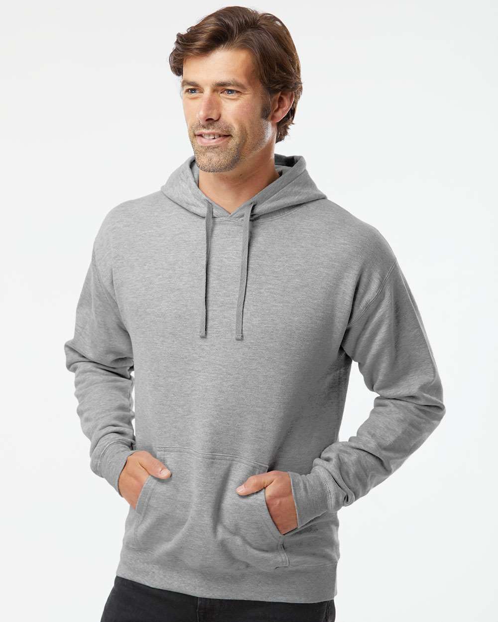 Hanes Fleece - Core - Hood S / Light Steel Hanes RS170 Unisex Perfect Sweats Hooded Sweatshirt