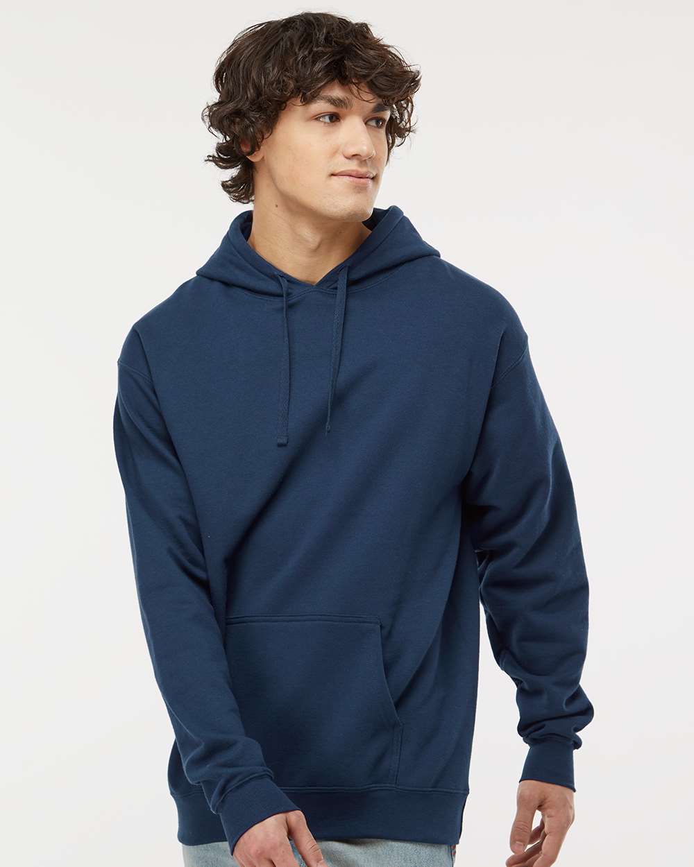 Hanes Fleece - Core - Hood S / Navy Hanes RS170 Unisex Perfect Sweats Hooded Sweatshirt