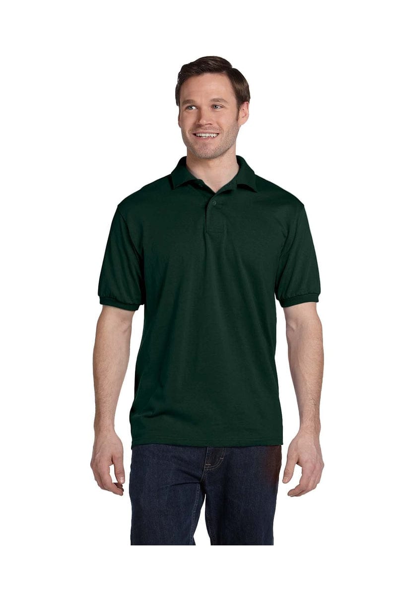 Hanes Polos/Knits S / Deep Forest Hanes 054: Ecosmart Polo