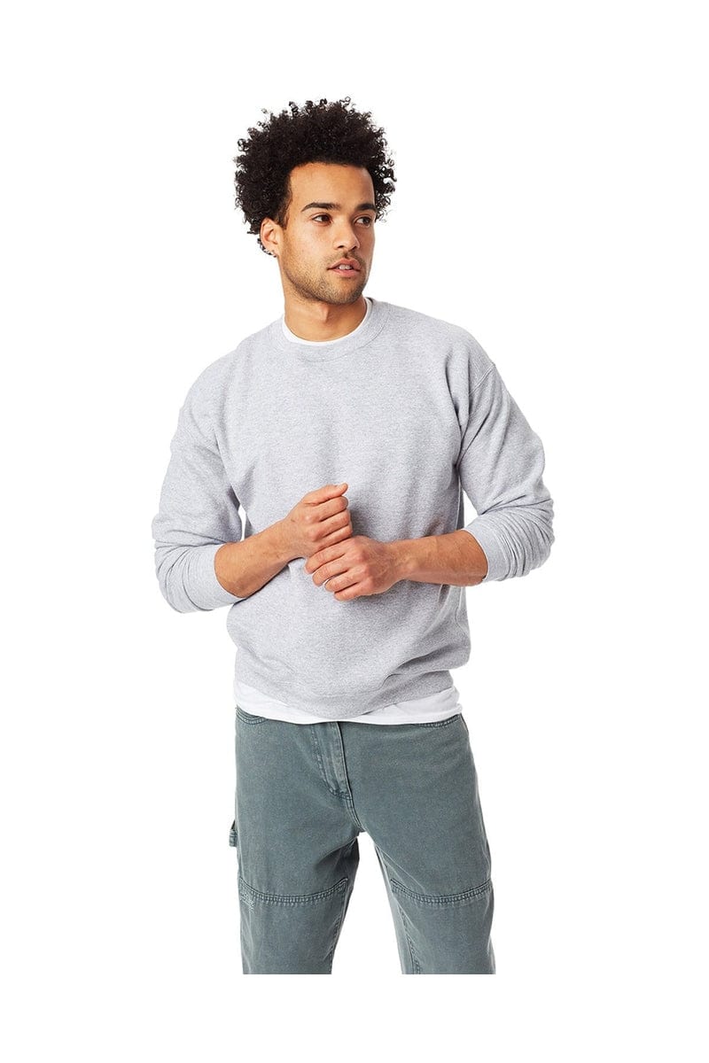 Hanes Sweatshirts/Fleece 4XL / Light Steel Hanes P1607: Adult 7.8 oz. EcoSmart(r) 50/50 Fleece Crew, Basic Colors