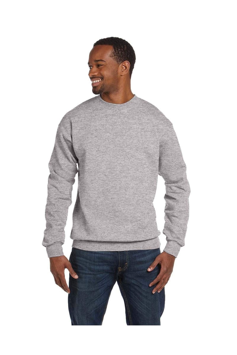 Hanes Sweatshirts/Fleece Hanes P1607: Adult 7.8 oz. EcoSmart(r) 50/50 Fleece Crew, Basic Colors