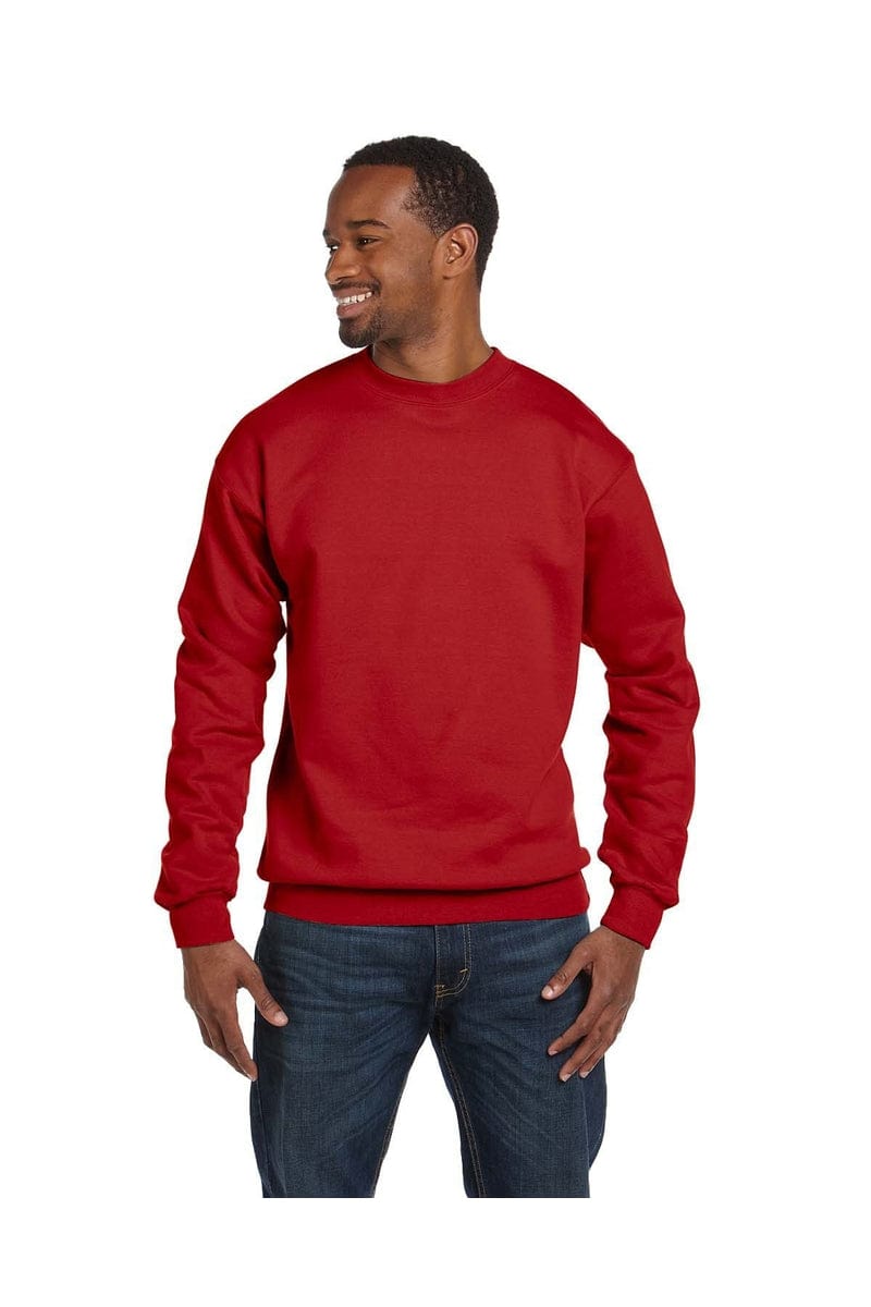 Hanes men's ecosmart fleece crew neck sweatshirt best sale