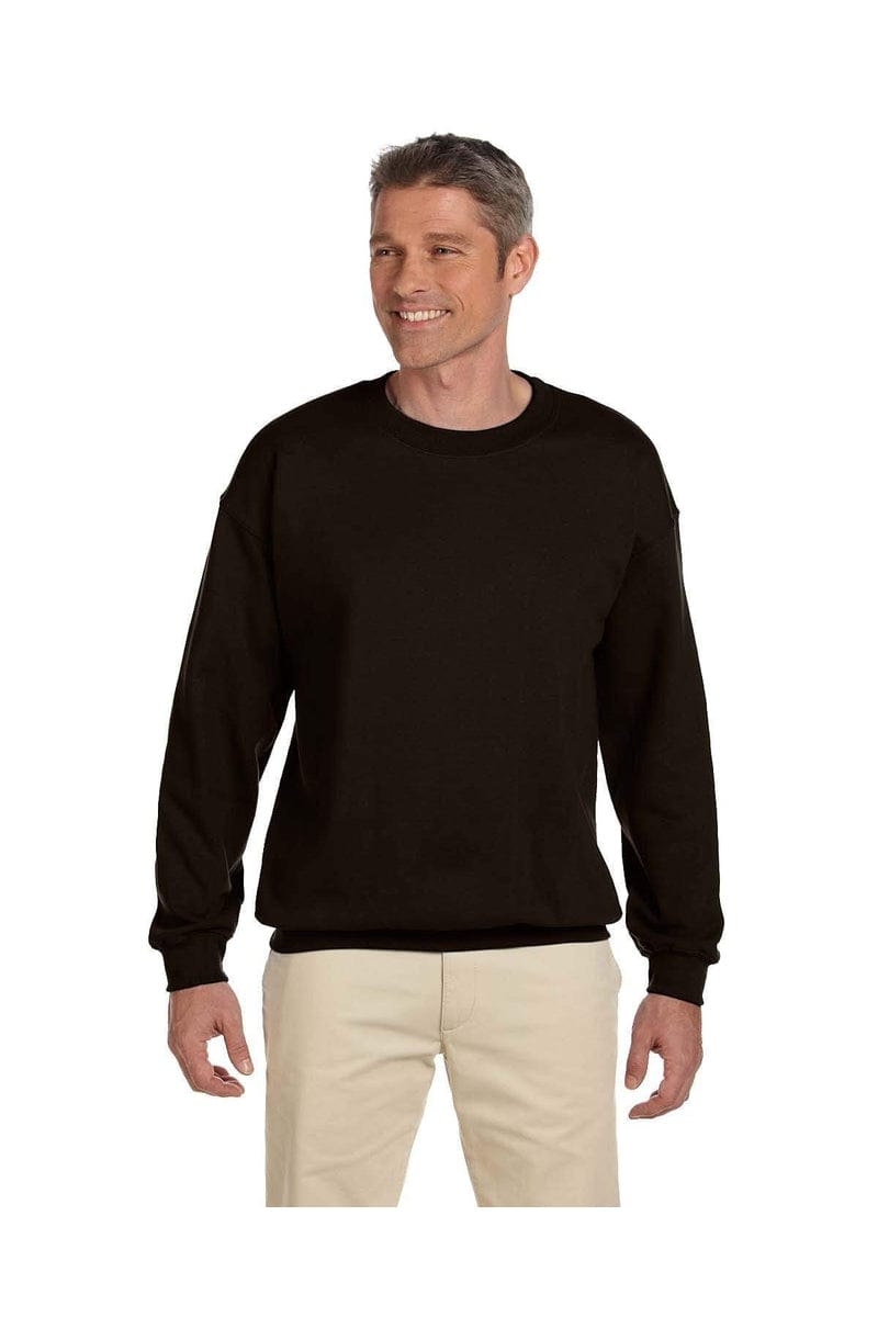 Hanes Sweatshirts/Fleece S / Dark Chocolate Hanes F260: Ultimate Cotton Crewneck Sweatshirt