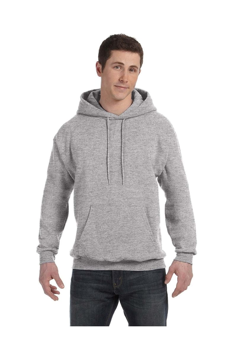 Hanes Sweatshirts/Fleece S / Light Steel Hanes P170: EcoSmart Pullover Hooded Sweatshirt