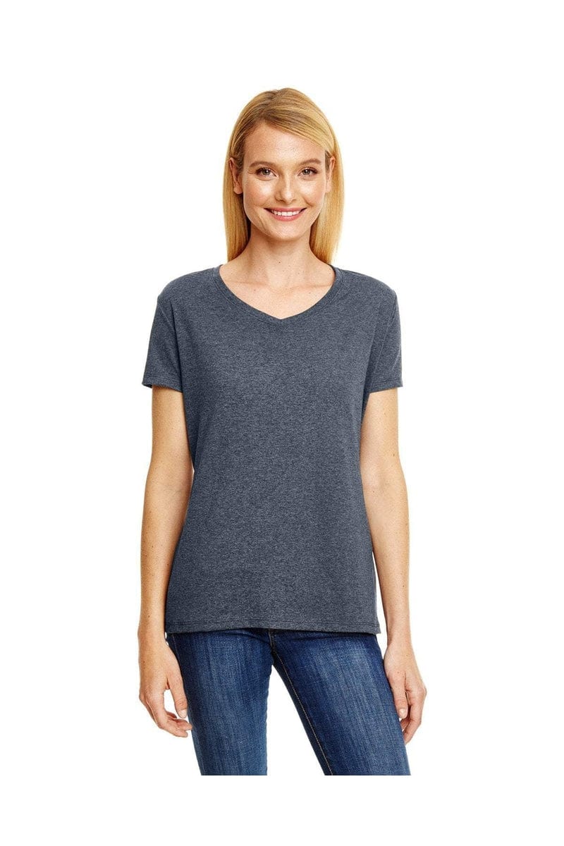 Hanes T-Shirts Hanes 42VT: Ladies' X-Temp® Triblend V-Neck T-Shirt