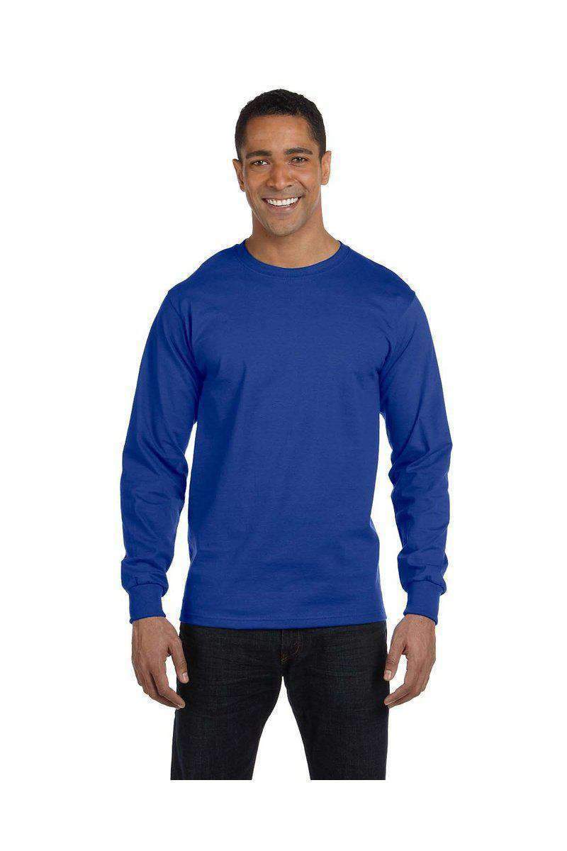 Hanes T-Shirts Hanes 5186: 100% Cotton, Long-sleeved Tee