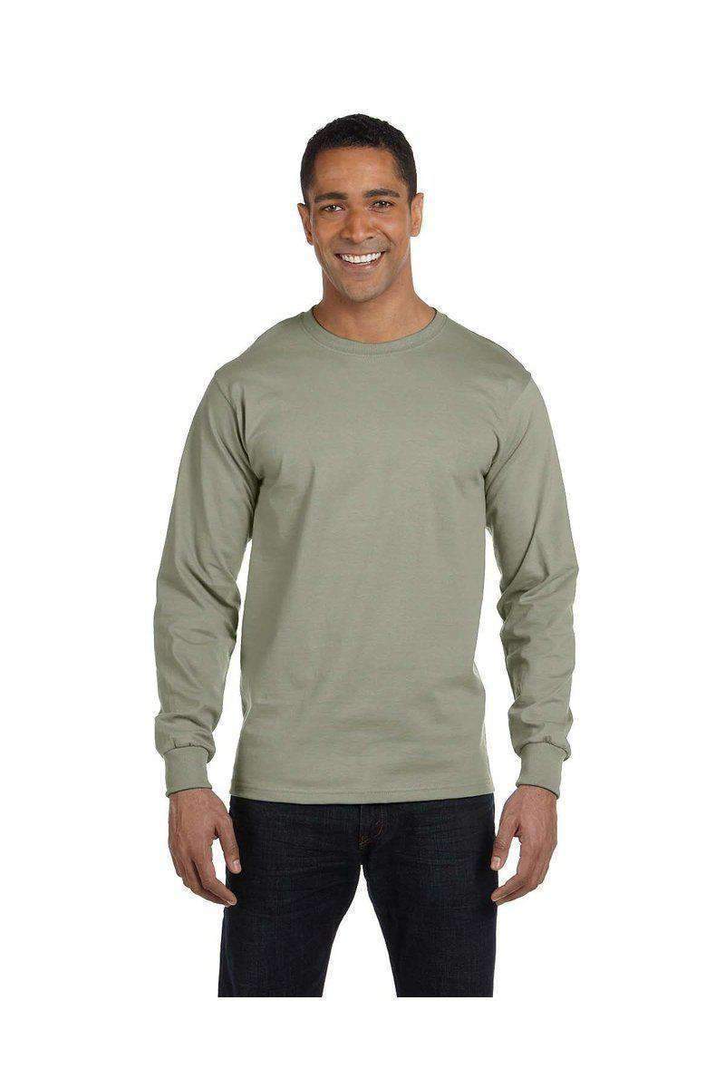 Hanes T-Shirts Hanes 5186: 100% Cotton, Long-sleeved Tee