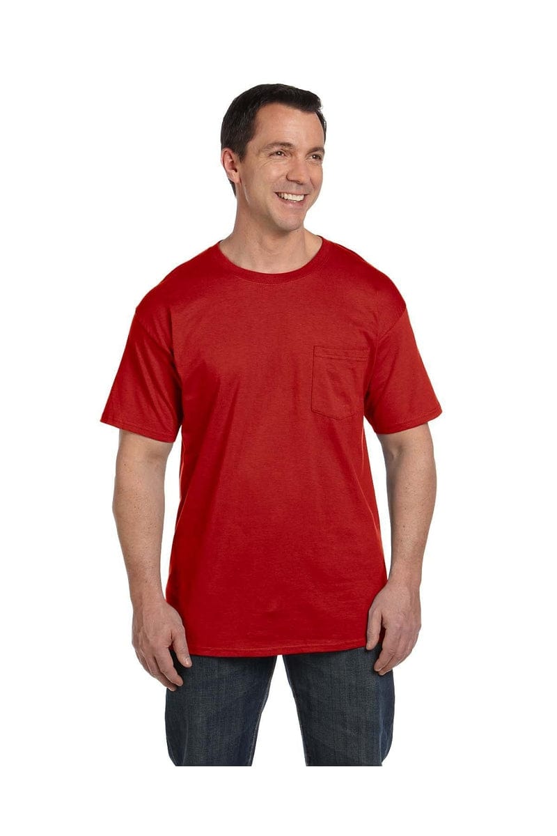 Hanes T-Shirts Hanes 5190P: Adult 6.1 oz. Beefy-T® with Pocket