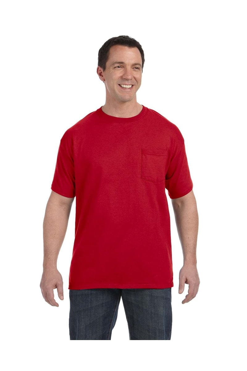 Hanes T-Shirts Hanes H5590: Men's 6.1 oz. Tagless® Pocket T-Shirt