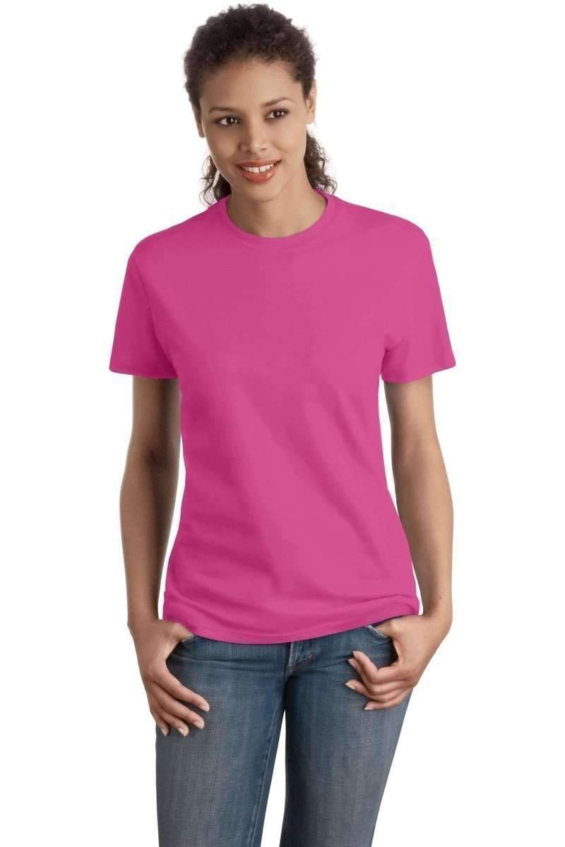 Hanes T-Shirts Hanes SL04: Ladies Nano-T Cotton Tee 100% ring spun cotton