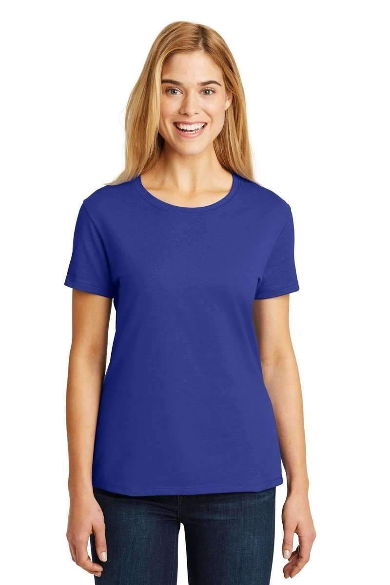 Hanes T-Shirts Hanes SL04: Ladies Nano-T Cotton Tee 100% ring spun cotton
