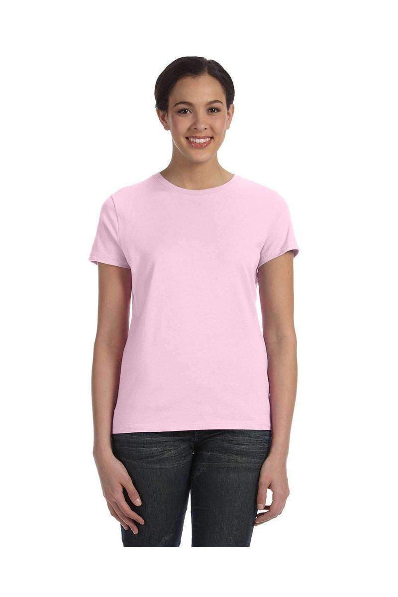 Hanes T-Shirts Hanes SL04: Ladies Nano-T Cotton Tee 100% ring spun cotton