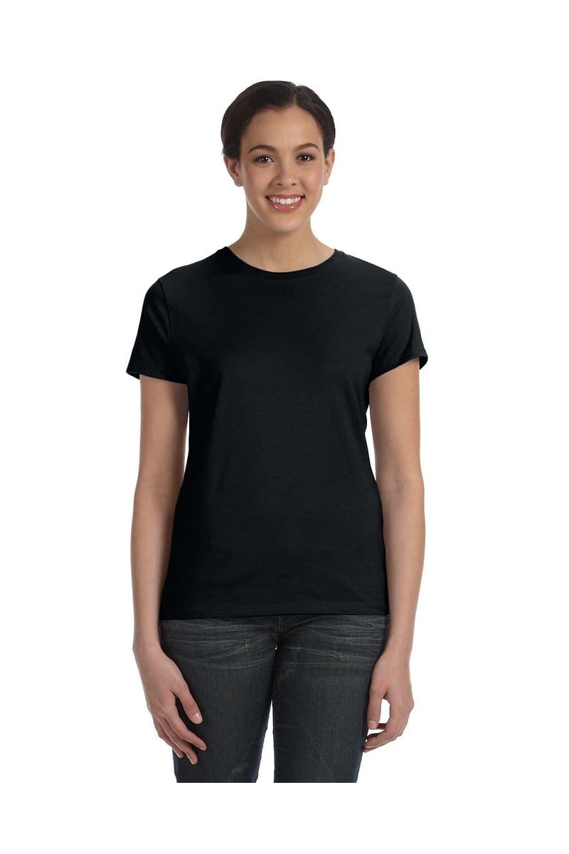 Hanes T-Shirts Hanes SL04: Ladies Nano-T Cotton Tee 100% ring spun cotton
