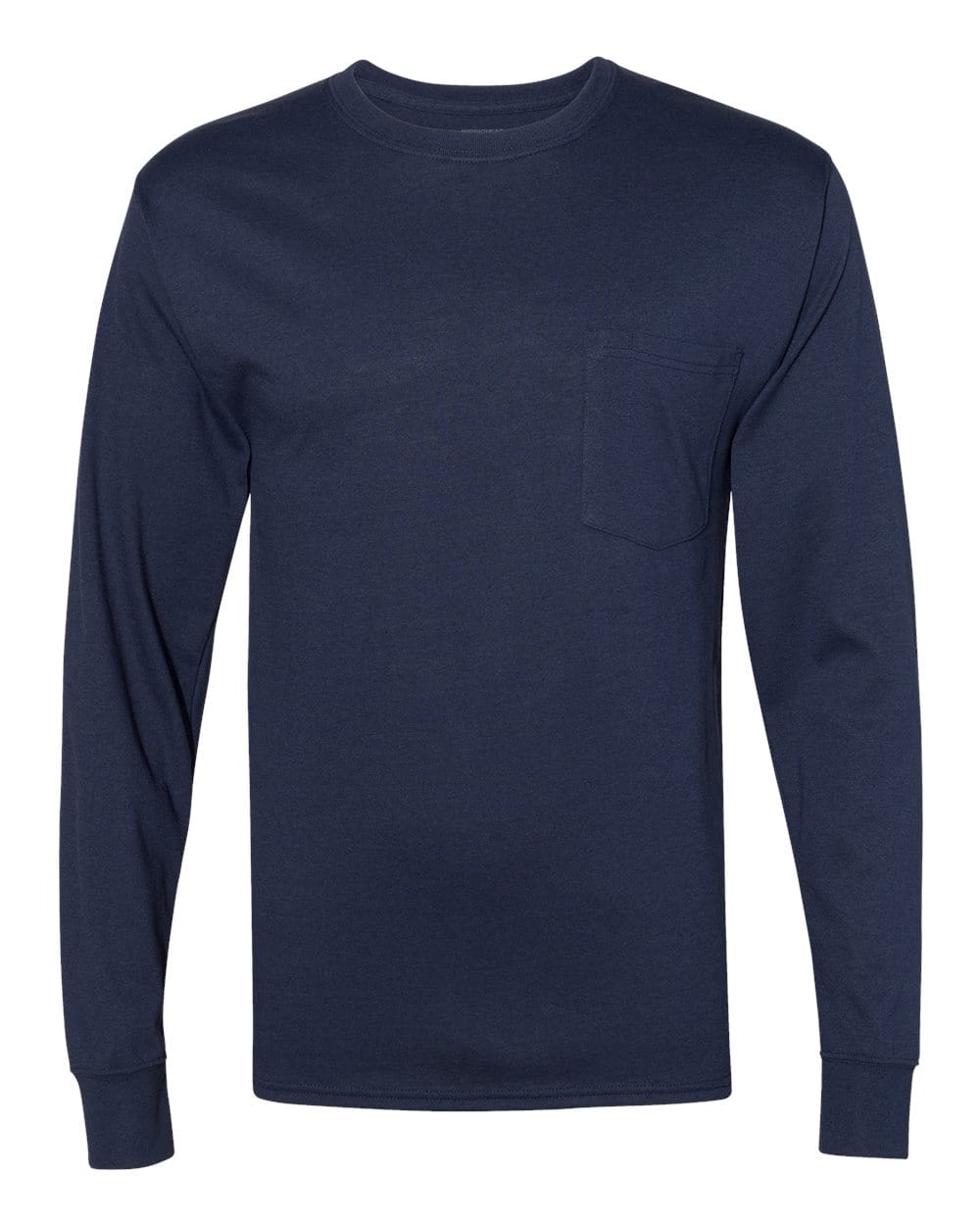 Hanes T-Shirts - Long Sleeve Hanes W120 Unisex Workwear Long Sleeve Pocket T-Shirt