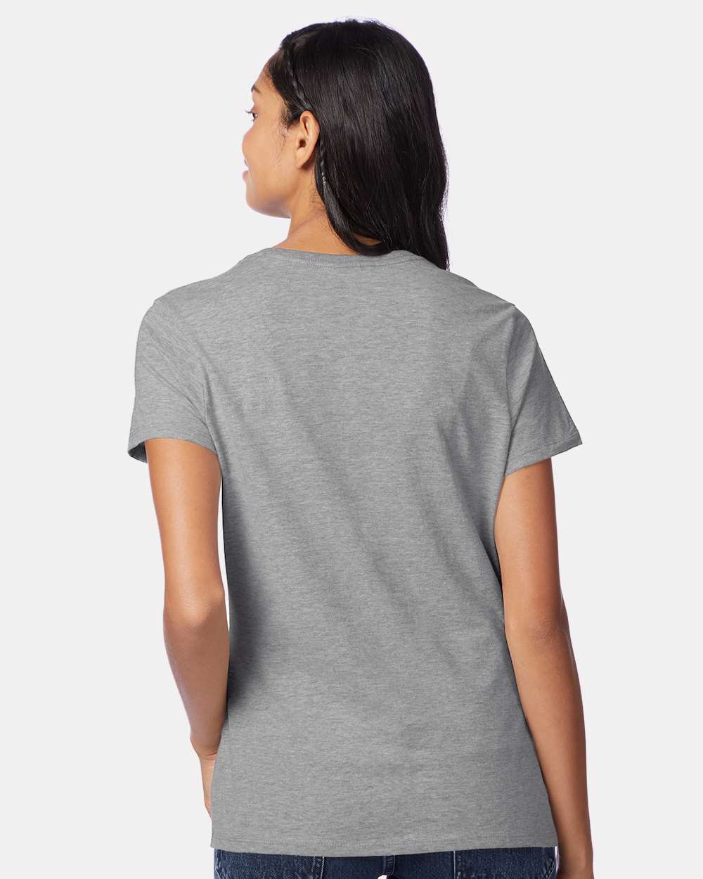 Hanes T-Shirts - Premium Hanes S04V Women's Perfect-T V-Neck T-Shirt