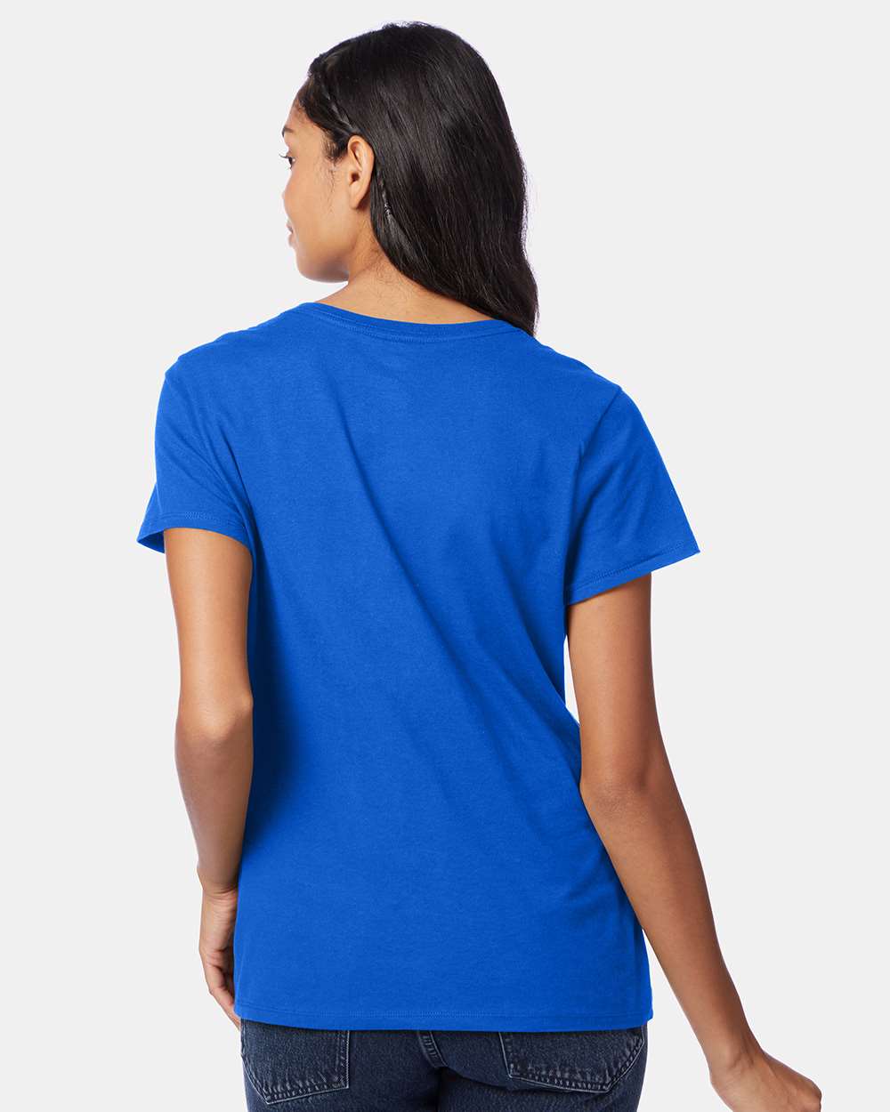 Hanes T-Shirts - Premium Hanes S04V Women's Perfect-T V-Neck T-Shirt