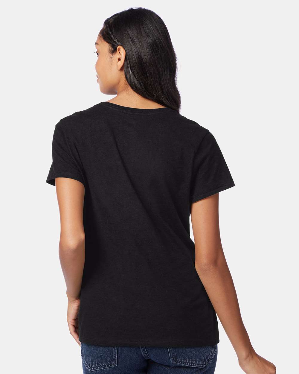 Hanes T-Shirts - Premium Hanes S04V Women's Perfect-T V-Neck T-Shirt