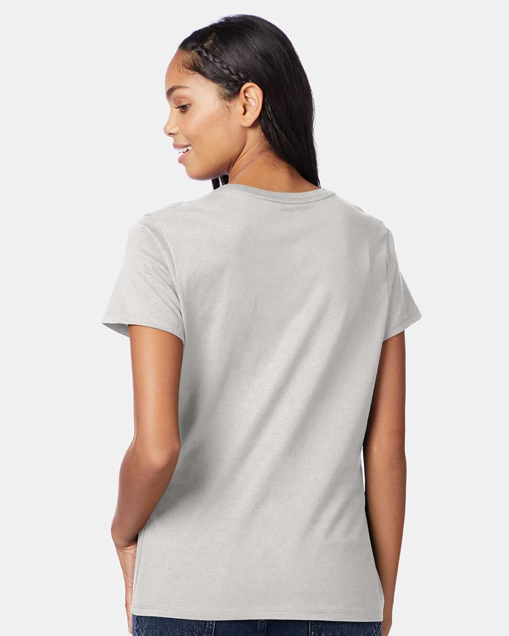 Hanes T-Shirts - Premium Hanes S04V Women's Perfect-T V-Neck T-Shirt