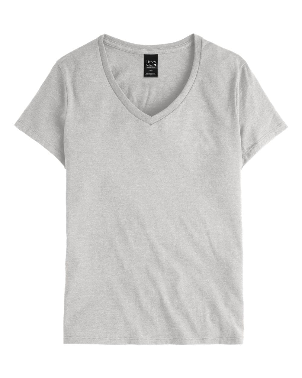 Hanes T-Shirts - Premium M / Ash Hanes S04V Women's Perfect-T V-Neck T-Shirt