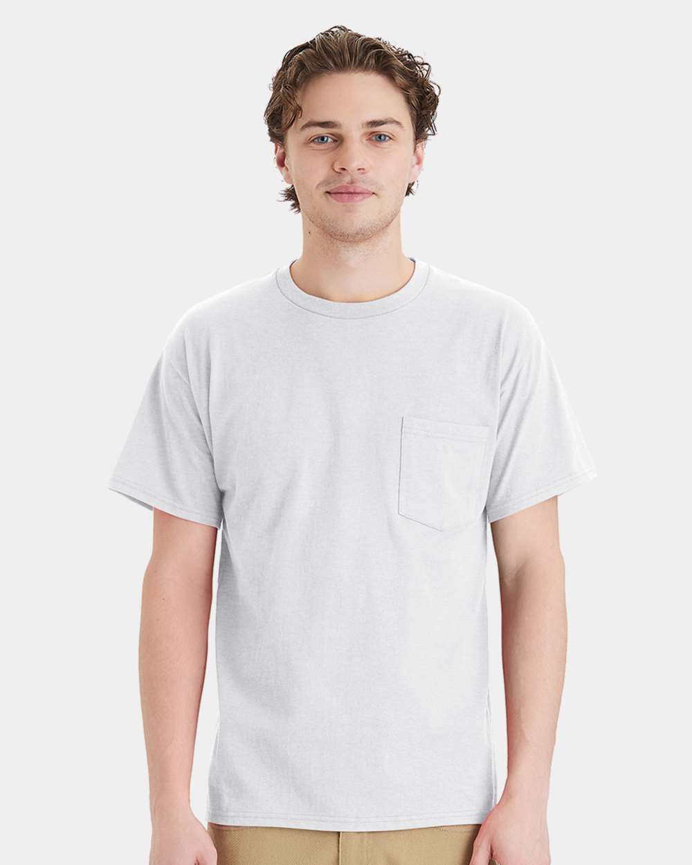 Hanes T-Shirts - Premium S / Ash Hanes 5290P Essential-T Pocket T-Shirt