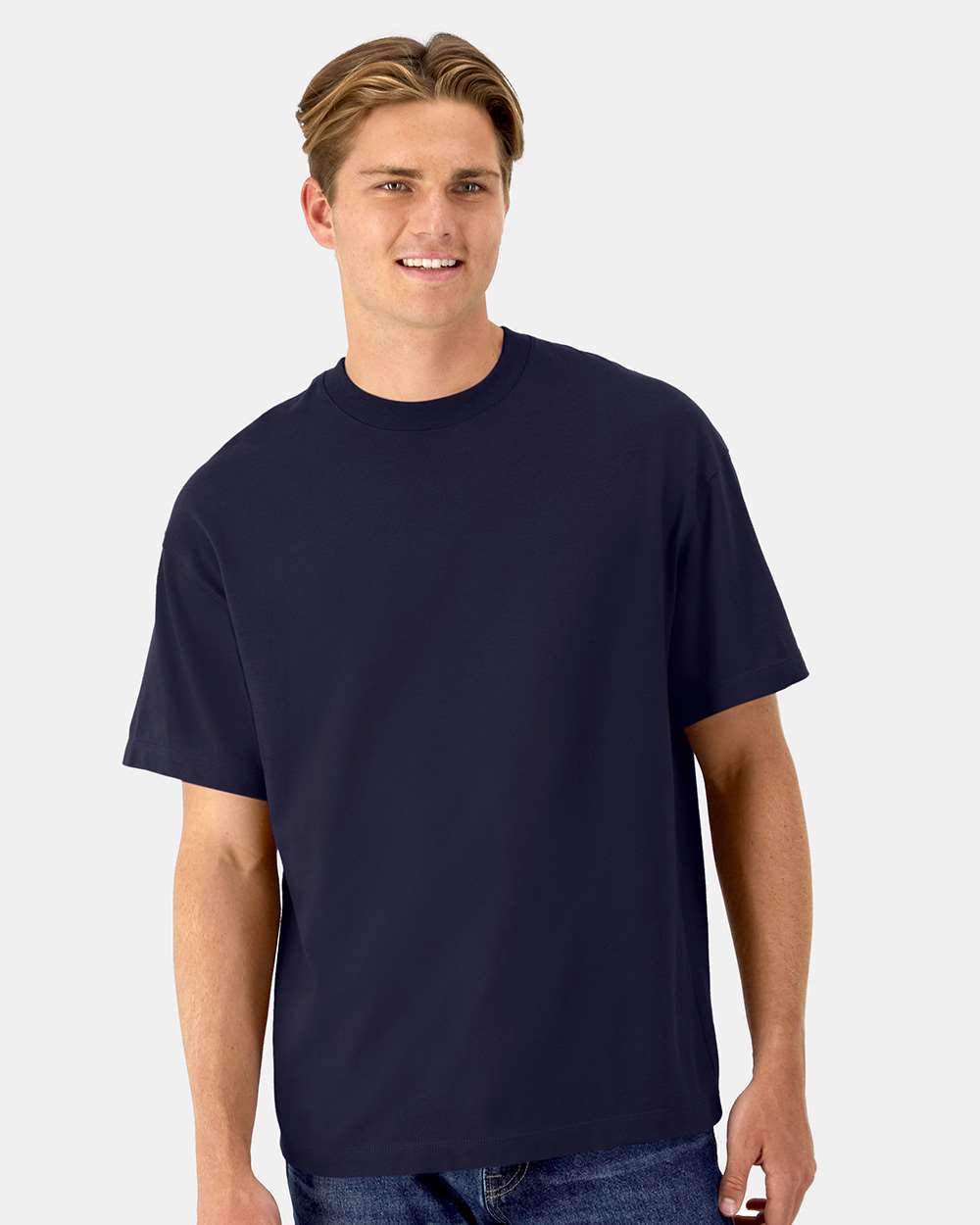 Hanes T-Shirts - Premium S / Athletic Navy Hanes 5180R Unisex Beefy-T Retro Street T-Shirt