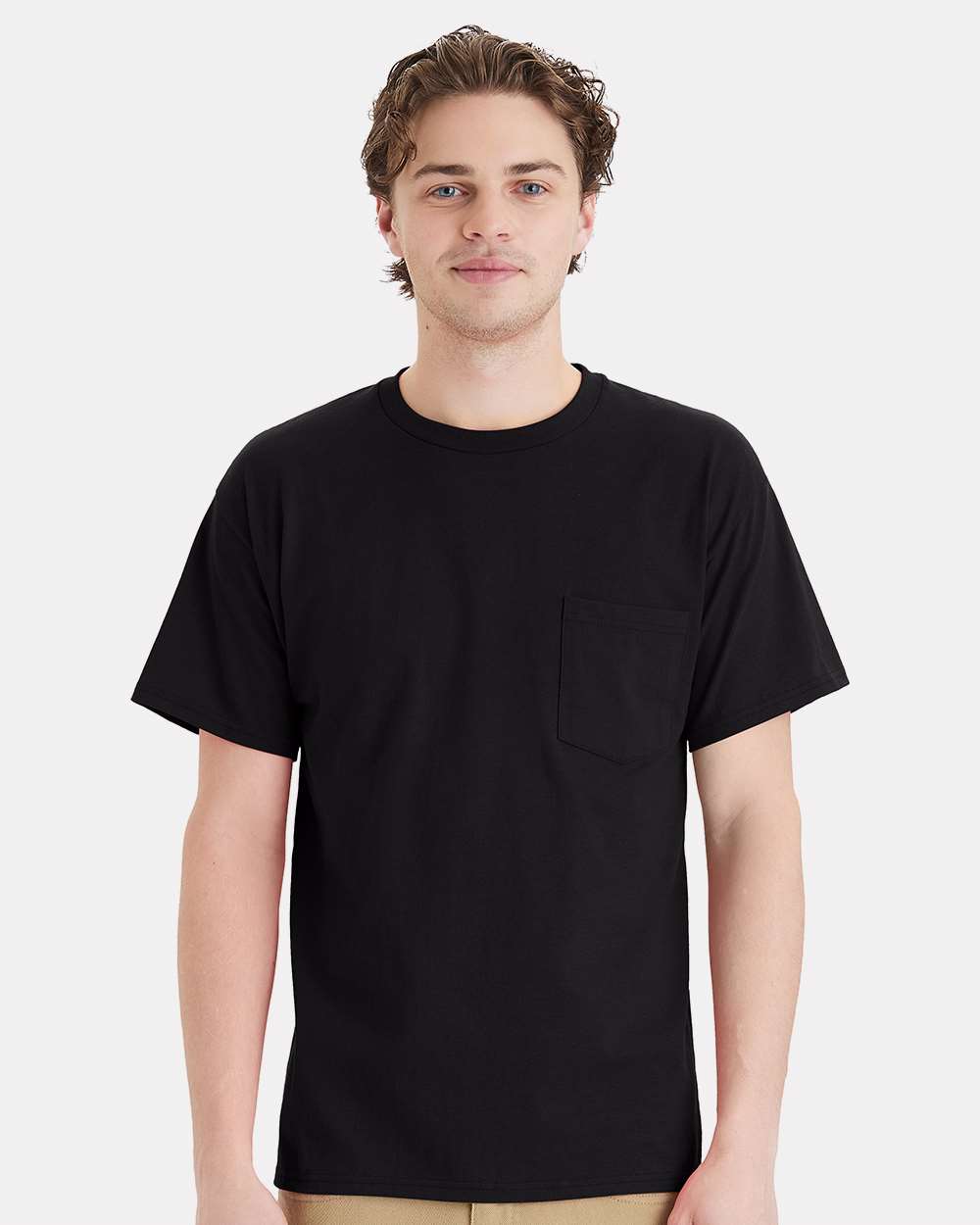 Hanes T-Shirts - Premium S / Black Hanes 5290P Essential-T Pocket T-Shirt
