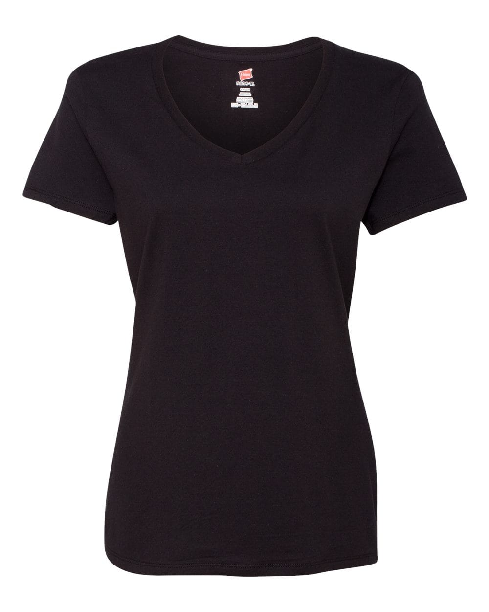Hanes T-Shirts - Premium S / Black Hanes S04V Women's Perfect-T V-Neck T-Shirt