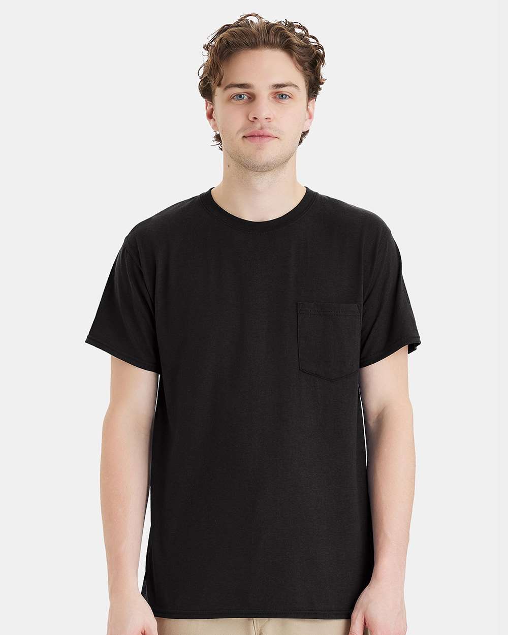 Hanes T-Shirts - Premium S / Black Hanes W110 Unisex Workwear Pocket T-Shirt
