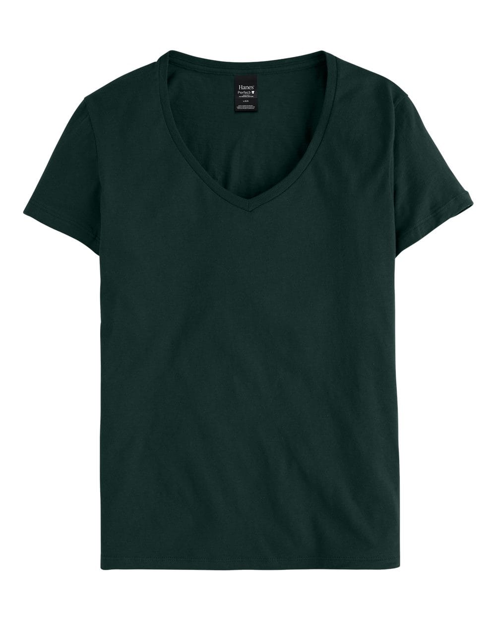 Hanes T-Shirts - Premium S / Deep Forest Hanes S04V Women's Perfect-T V-Neck T-Shirt