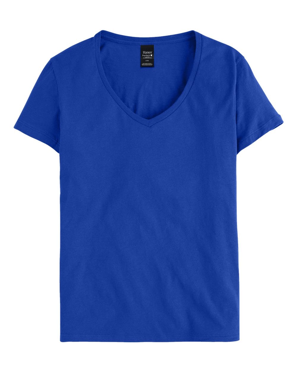 Hanes T-Shirts - Premium S / Deep Royal Hanes S04V Women's Perfect-T V-Neck T-Shirt