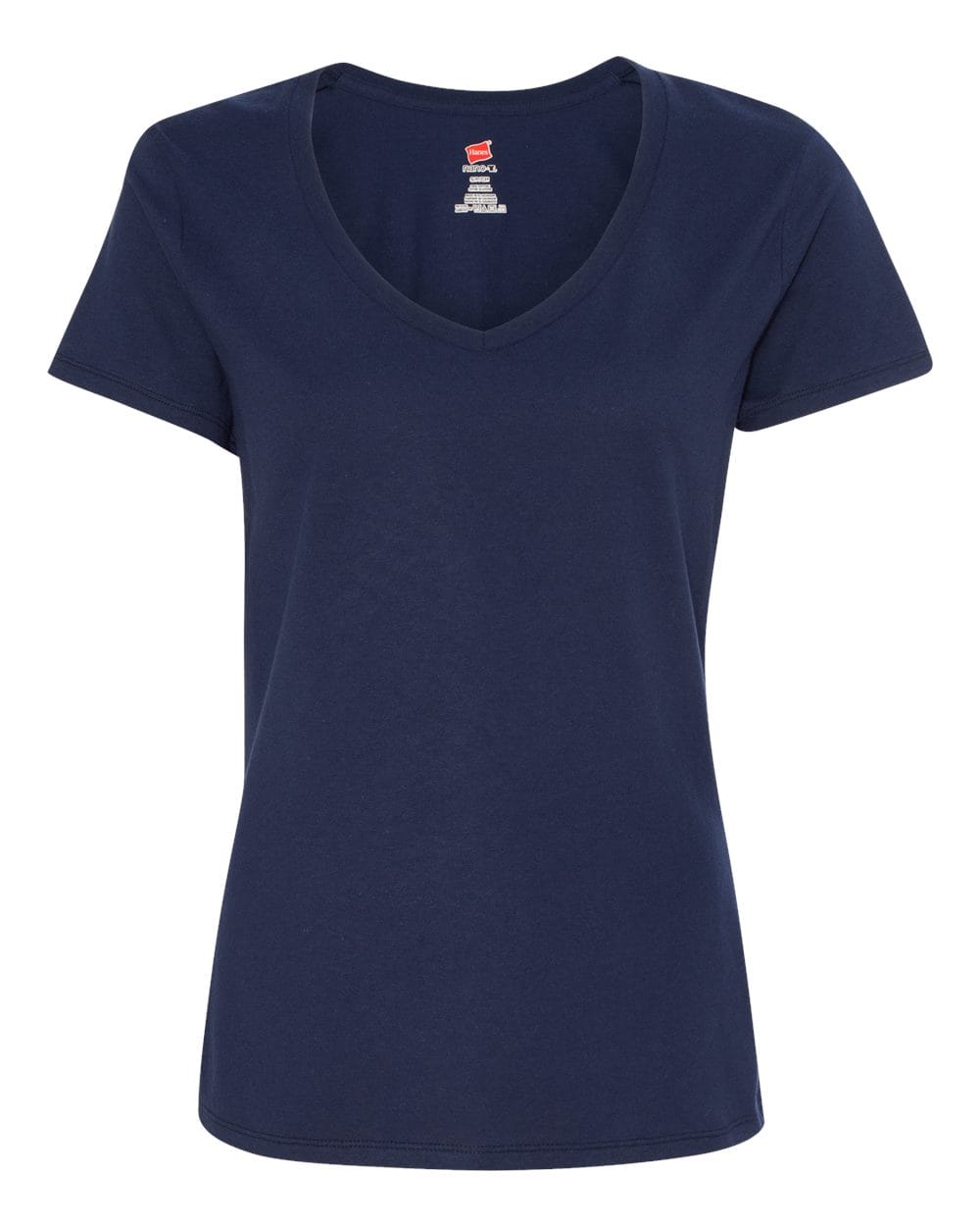 Hanes T-Shirts - Premium S / Navy Hanes S04V Women's Perfect-T V-Neck T-Shirt