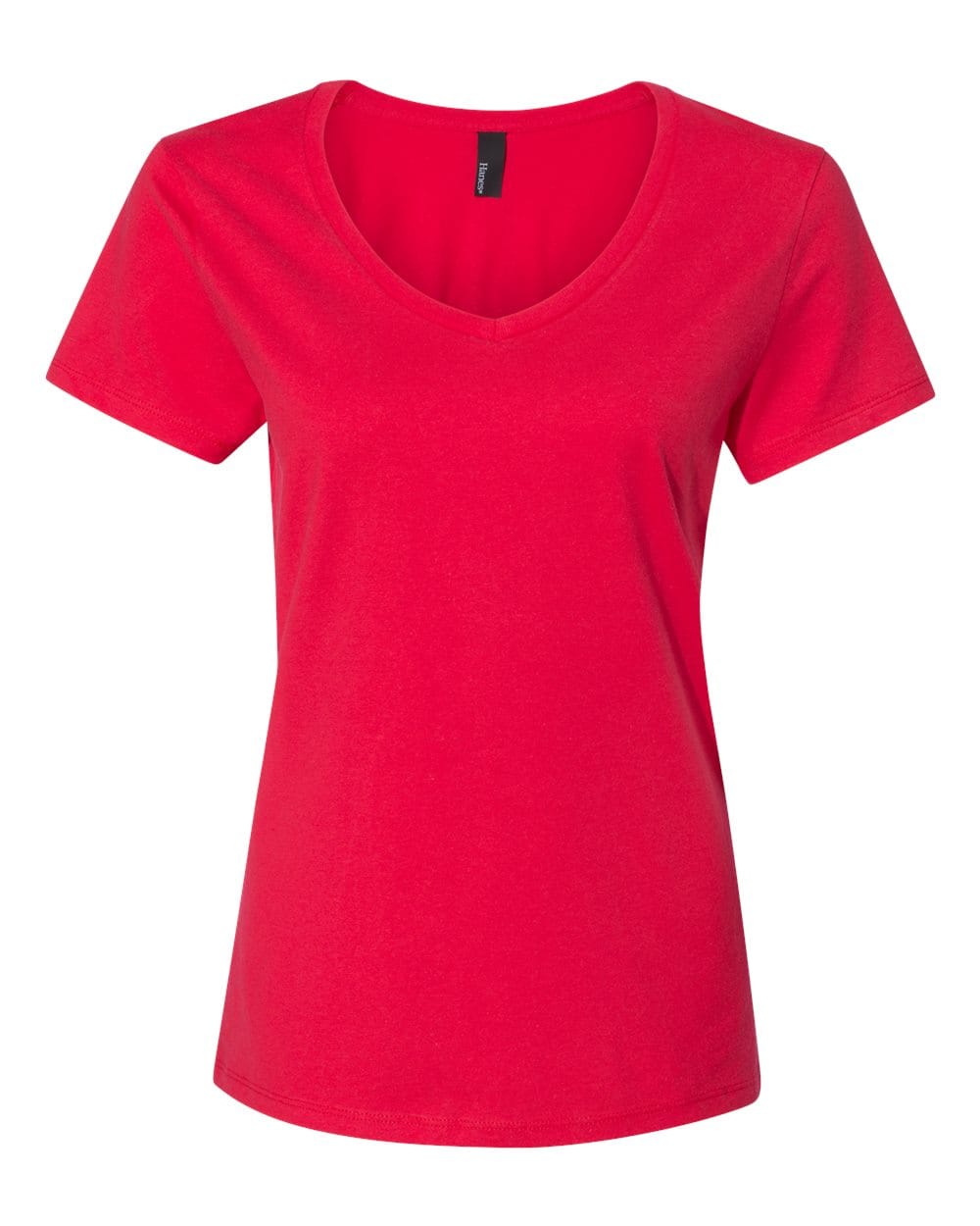 Hanes T-Shirts - Premium XS / Athletic Red Hanes S04V Women's Perfect-T V-Neck T-Shirt