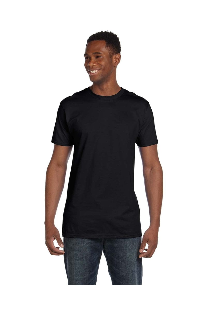 Hanes T-Shirts S / Black Hanes 4980: Nano-T Cotton T-Shirt.