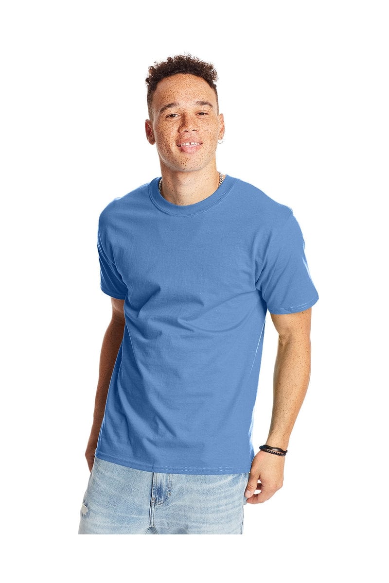 Hanes T-Shirts S / Carolina Blue Hanes 5180: Adult 6.1 oz. Beefy-T®