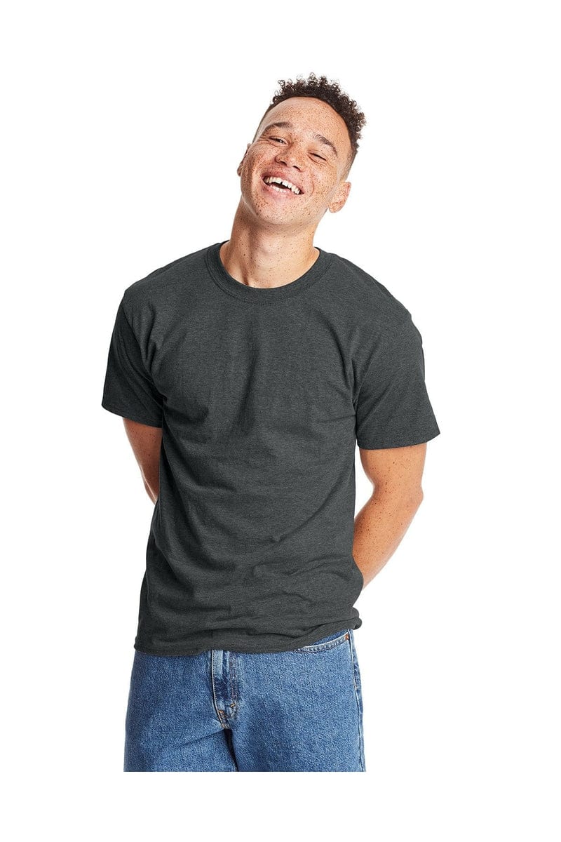 Hanes T-Shirts S / Charcoal Heather Hanes 5180: Adult 6.1 oz. Beefy-T®