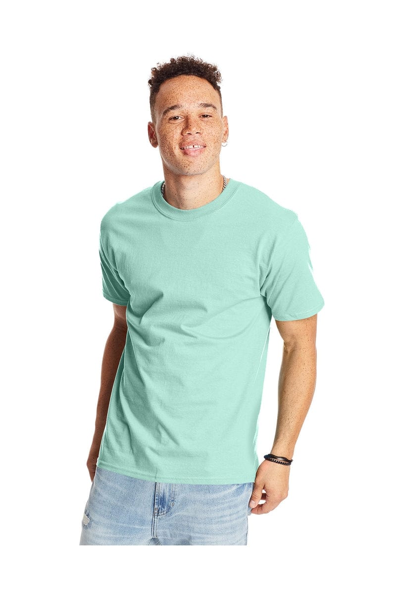 Hanes T-Shirts S / Clean Mint Hanes 5180: Adult 6.1 oz. Beefy-T®