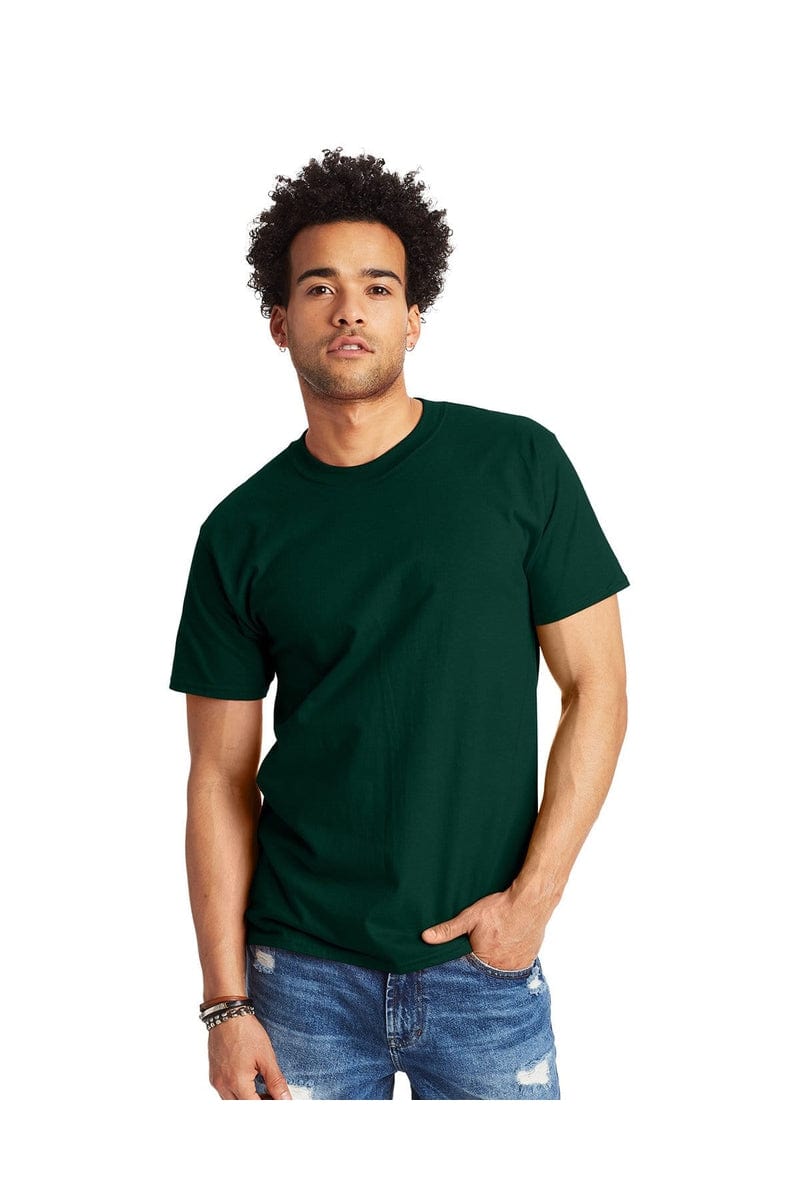 Hanes T-Shirts S / Deep Forest Hanes 5180: Adult 6.1 oz. Beefy-T®