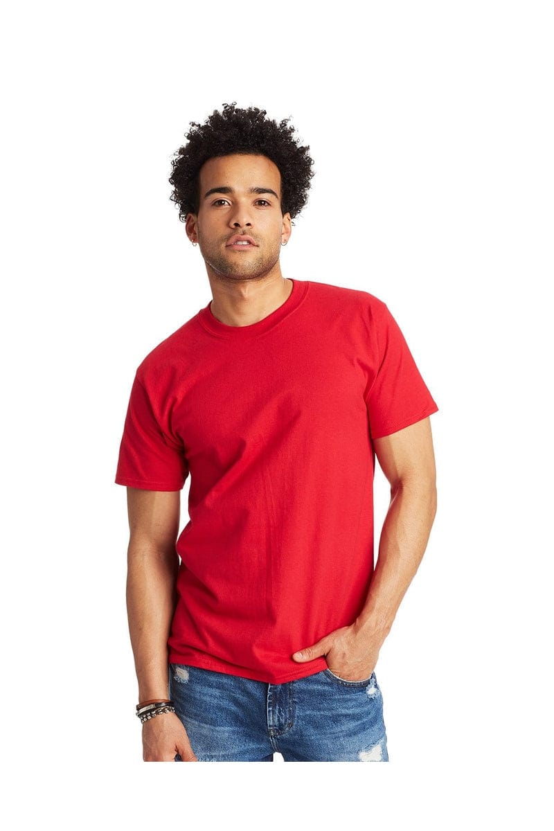 Hanes T-Shirts S / Deep Red Hanes 5180: Adult 6.1 oz. Beefy-T®