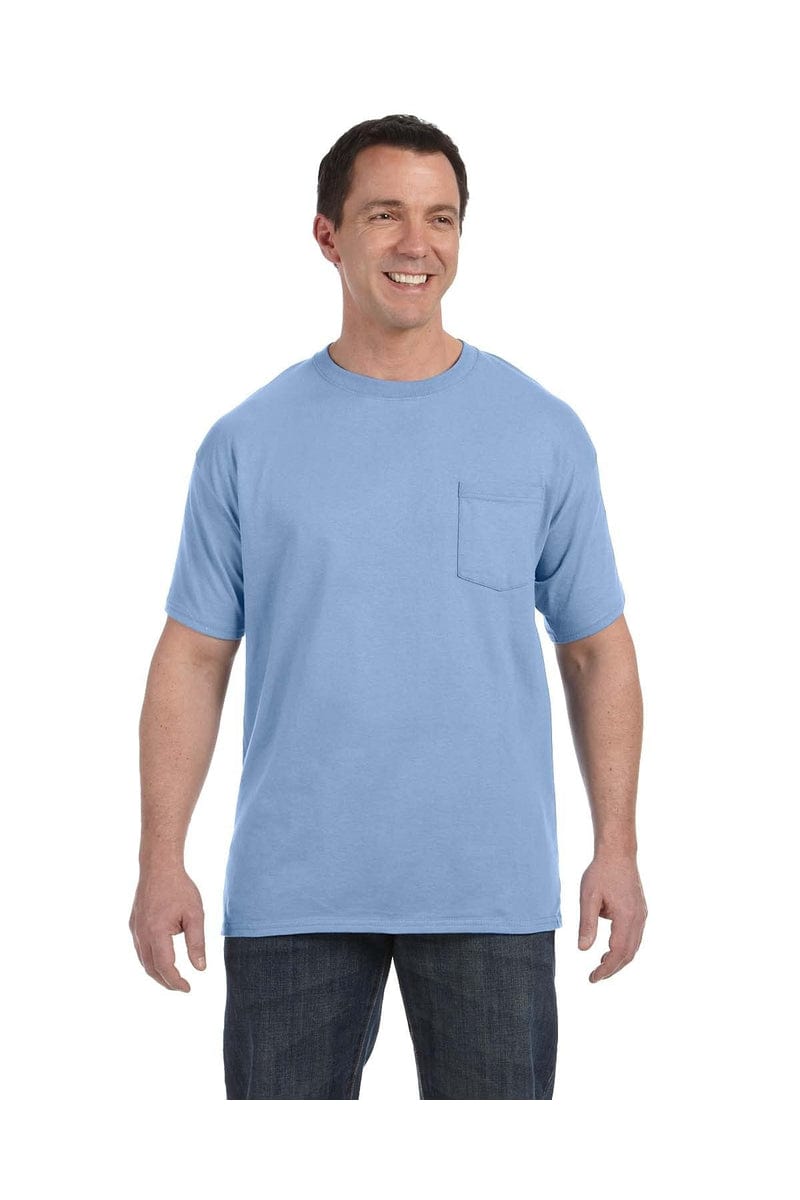 hanes-t-shirts-s-light-blue-