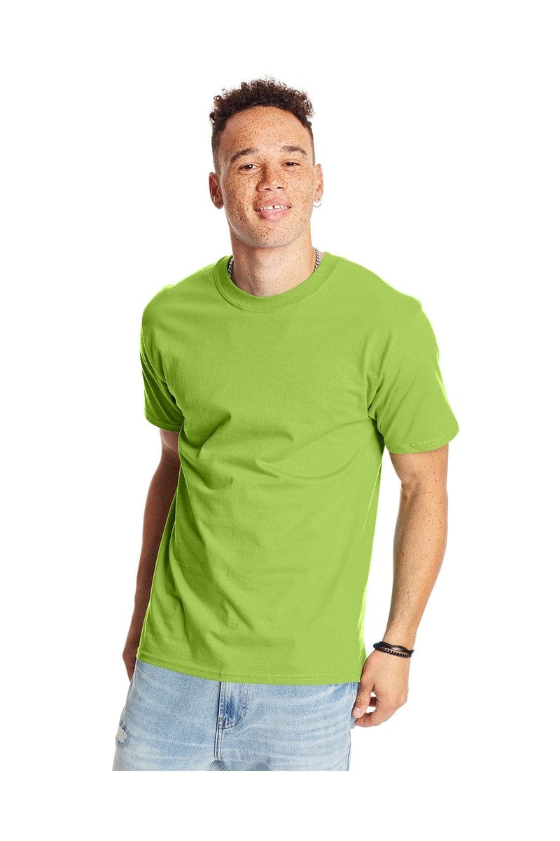 Hanes T-Shirts S / Lime Hanes 5180: Adult 6.1 oz. Beefy-T®
