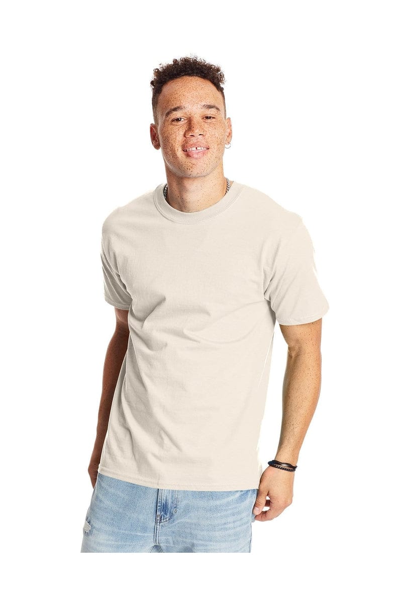 Hanes T-Shirts S / Natural Hanes 5180: Adult 6.1 oz. Beefy-T®