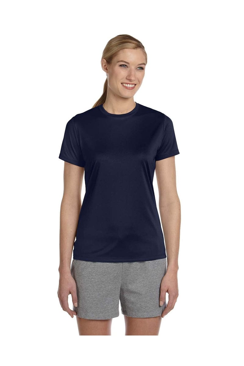 Hanes T-Shirts S / Navy Hanes 4830: Ladies' Cool DRI® with FreshIQ Performance T-Shirt