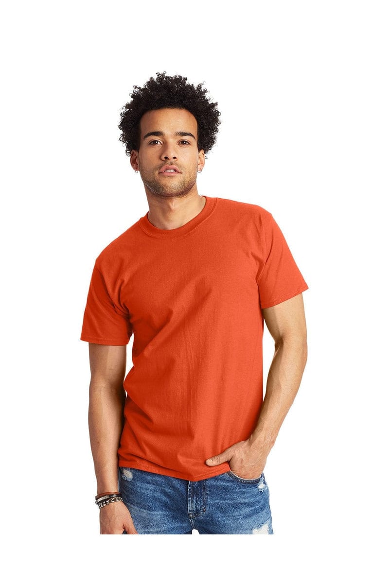Hanes T-Shirts S / Orange Hanes 5180: Adult 6.1 oz. Beefy-T®