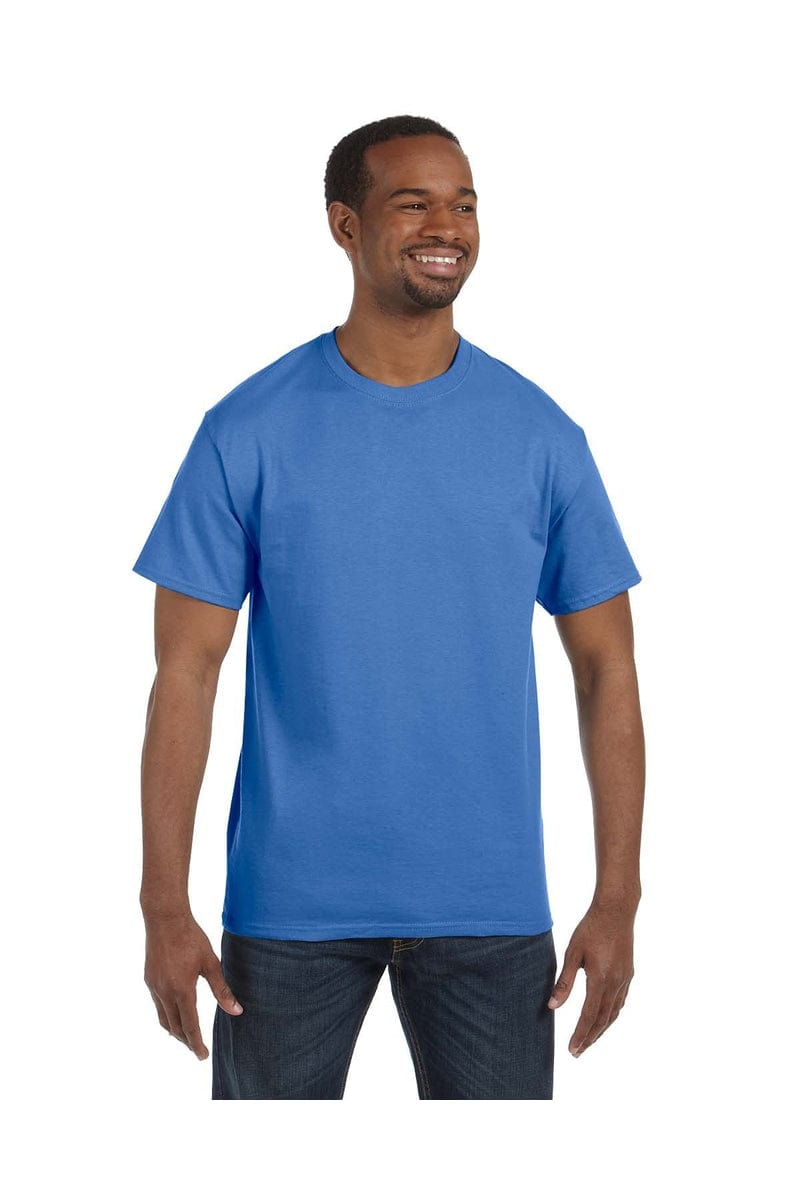 Hanes blue t shirts clearance