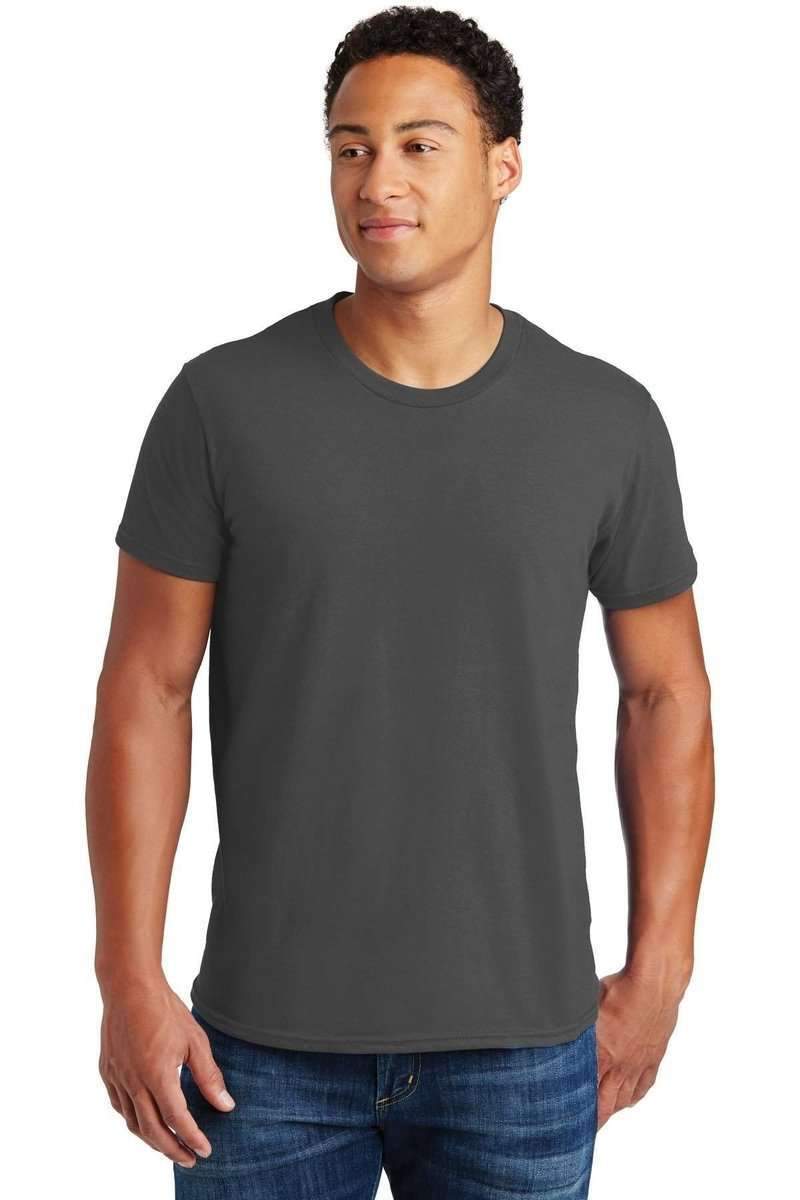 Hanes T-Shirts S / Smoke Grey Hanes 4980: Nano-T Cotton T-Shirt.