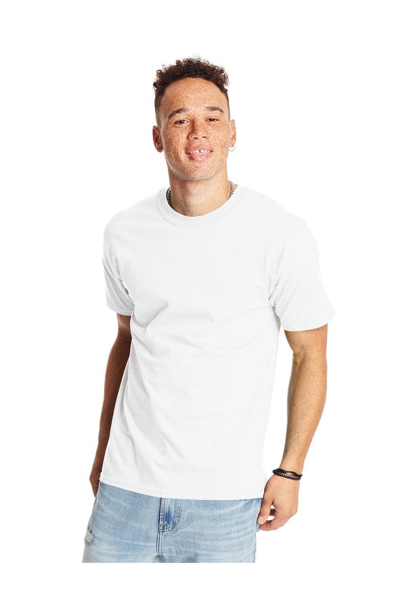 Hanes T-Shirts S / White Hanes 5180: Adult 6.1 oz. Beefy-T®